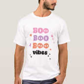 BOO BOO BOO Halloween Graphic T-shirt (Voorkant)