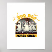 BOO BOO CREW CLASSIC NURSE HALLOWEEN T-SHIRT Overs Poster (Voorkant)