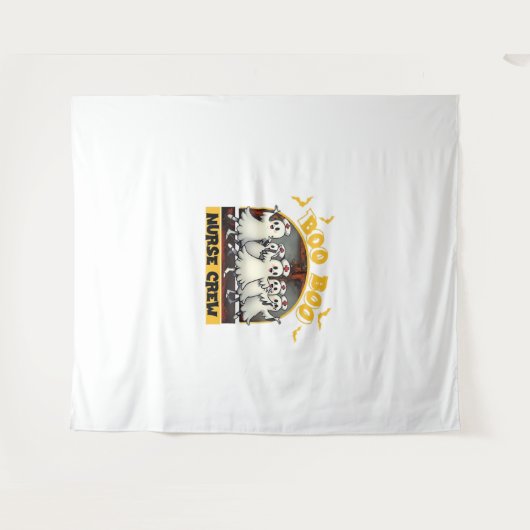 BOO BOO CREW CLASSIC NURSE HALLOWEEN T-SHIRT Overs Wandkleed (Voorkant (horizontaal))