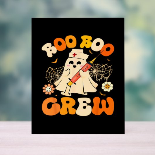 Boo Boo Crew Drôle Fantôme Pour Infirmière, Rétro (Neutre)