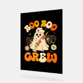 Boo Boo Crew Drôle Fantôme Pour Infirmière, Rétro  (Angle)