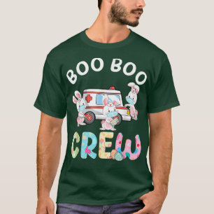 Boo Boo Crew Funny Bunny EMS Paramedic Nurse E T-shirt