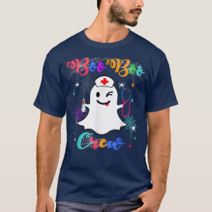 Boo Boo Crew Funny Ghost EMS EMT Paramedic Nurse H T-shirt