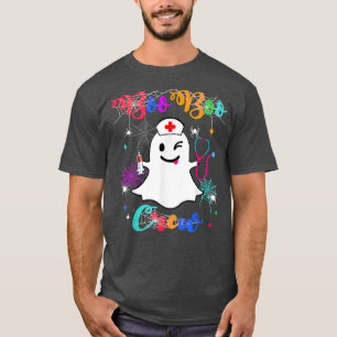 Boo Boo Crew Funny Ghost EMS EMT Paramedic Nurse H T-shirt
