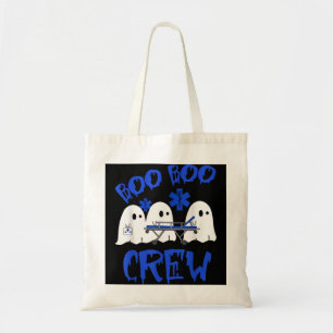 Boo Boo Crew Funny Ghost EMS EMT Paramedic Nurse H Tote Bag