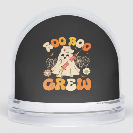 Boo Boo Crew Funny Ghost For Nurse, Retro Hallowee (Avant)