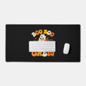 Boo Boo Crew Funny Ghost voor Nurse, Retro Hallowe Bureaumat (Keyboard & Muis)
