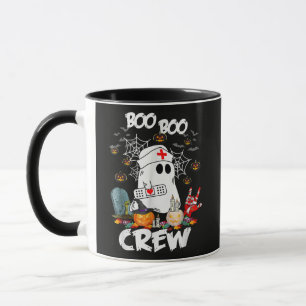 Boo Boo Crew Geest Verpleegster Halloween Griezele Mok