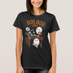 Boo Boo Crew Ghost Doctor Paramedic EMT Neurse Hal T-shirt