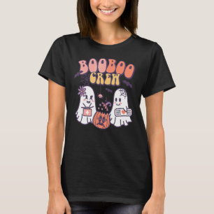 Boo Boo Crew Ghost Doctor Paramedic EMT Neurse Hal T-shirt