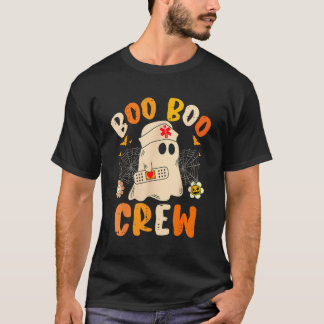 Boo Boo Crew Ghost Halloween Paramedische Verpleeg T-shirt