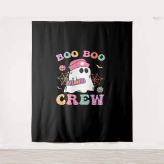 Boo Boo Crew Ghost Nurse Classic T-shirt Wandkleed