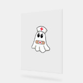 BOO BOO CREW Ghost Nurse Funny Halloween Essential Acryl Bord (Hoek)