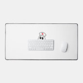 BOO BOO CREW Ghost Nurse Funny Halloween Essential Bureaumat (Keyboard & Muis)