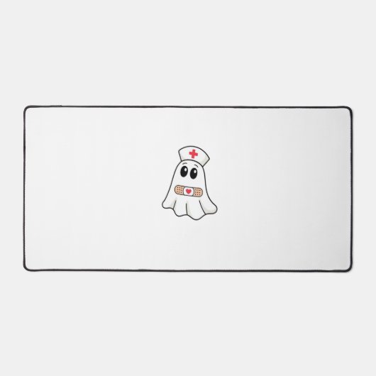BOO BOO CREW Ghost Nurse Funny Halloween Essential Bureaumat (Voorkant)
