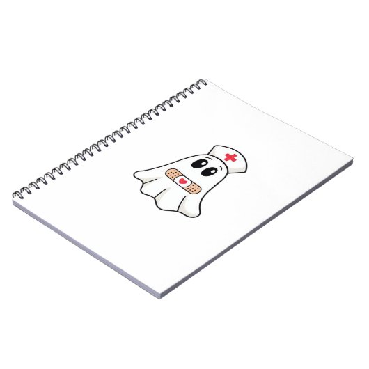 BOO BOO CREW Ghost Nurse Funny Halloween Essential Notitieboek (Linkerzijde)