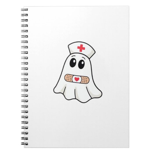 BOO BOO CREW Ghost Nurse Funny Halloween Essential Notitieboek (Voorkant)