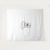 BOO BOO CREW Ghost Nurse Funny Halloween Essential Wandkleed (Voorkant (horizontaal))