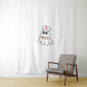 BOO BOO CREW Ghost Nurse Funny Halloween Essential Wandkleed (In situ)