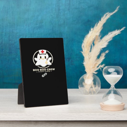 Boo Boo Crew Ghost Nurse - Schattigee en Spooky Ha Fotoplaat (Zijkant)