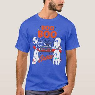 Boo Boo Crew Ghost Paramedic Doctor EMT Verpleegku T-shirt