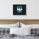 Boo Boo Crew Ghost Paramedic Nurse Halloween Essen Canvas Afdruk (Insitu (Slaapkamer))