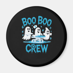 Boo Boo Crew Ghost Paramedic Nurse Halloween Essen Magneet