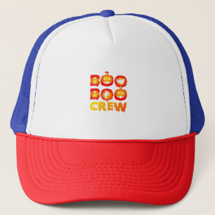 Boo Boo Crew - Grappige Halloween Nurse Ghosts Med Trucker Pet