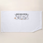 Boo Boo Crew Halloween Classic T-shirt Strandlaken (Voorkant)