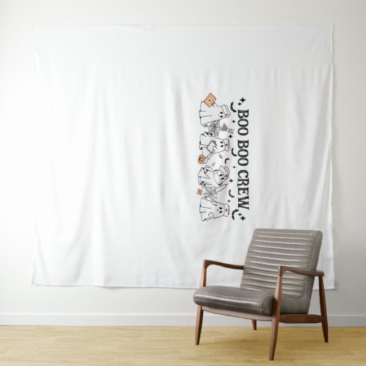 Boo Boo Crew Halloween Classic T-shirt Wandkleed (In Situ (horizontaal))