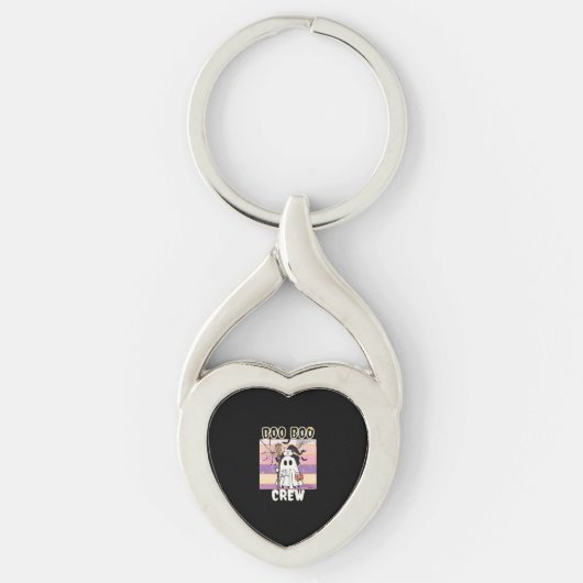 Boo Boo Crew Halloween Ghost Nurse Essential T-Shi Sleutelhanger (Voorkant)