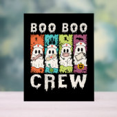 Boo Boo Crew Halloween Nurse Acryl Bord (Neutraal)