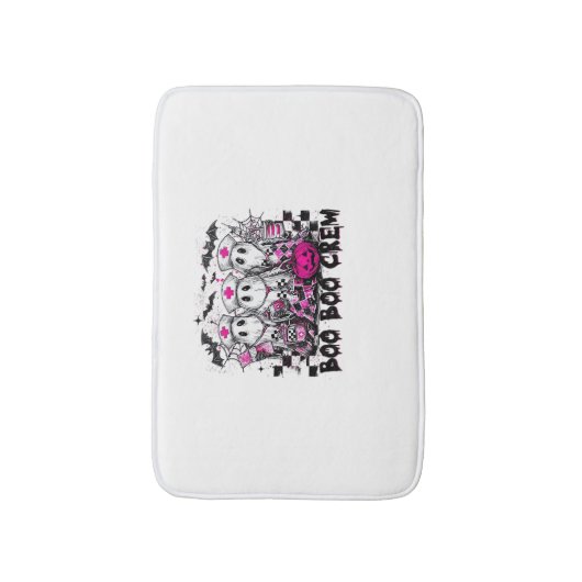 Boo Boo Crew Halloween Nurse Classic T-shirt Badmat (Voorkant Verticaal)