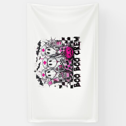 Boo Boo Crew Halloween Nurse Classic T-shirt Spandoek (Verticaal)