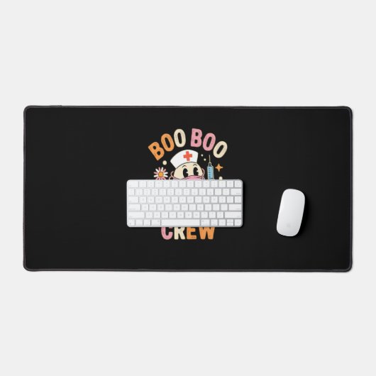 Boo Boo Crew Halloween Nurse Essential T-shirt Bureaumat (Keyboard & Muis)
