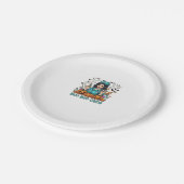 Boo Boo Crew Halloween Nurse met Spuiten en Pum Papieren Bordje (Gekanteld)