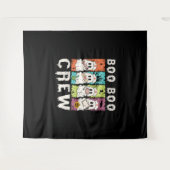 Boo Boo Crew Halloween Nurse Wandkleed (Voorkant (horizontaal))