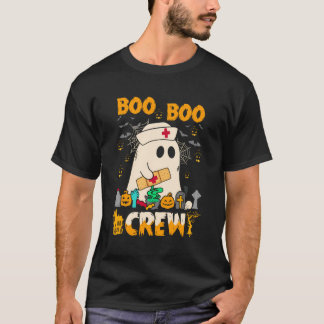 Boo Boo Crew Halloween Verpleegster Funny Hallowee T-shirt