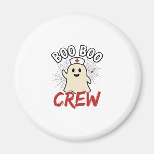 Boo Boo Crew Halloween Verpleegster Geest Vintage Magneet