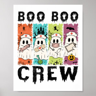 Boo Boo Crew Halloween verpleegster Poster