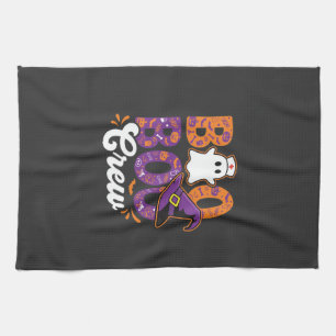 Boo Boo Crew Halloween Verpleegster Spook Design Theedoek