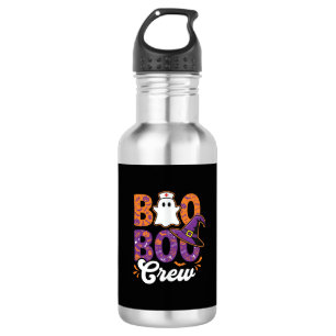 Boo Boo Crew Halloween Verpleegster Spook Ontwerp Waterfles