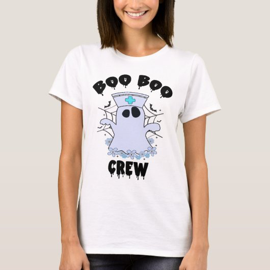 Boo Boo Crew, Halloween Verpleegster T-shirt (Voorkant)