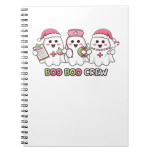 Boo Boo Crew Kerstmis, Spookverpleegster Oversized Notitieboek
