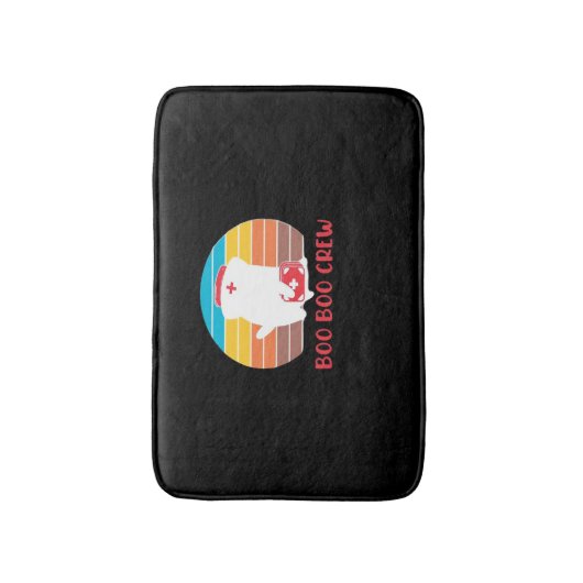 Boo Boo Crew Nurse Funny Ghost Halloween Classic T Badmat (Voorkant Verticaal)