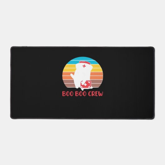 Boo Boo Crew Nurse Funny Ghost Halloween Classic T Bureaumat (Voorkant)