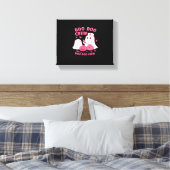 Boo Boo Crew Nurse Funny Halloween Ghost Nurse Gir Canvas Afdruk (Insitu (Slaapkamer))