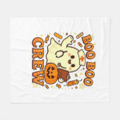 Boo Boo Crew Nurse Funny Halloween Ghost Nurse Gir Fleece Deken (Voorkant (Horizontaal))