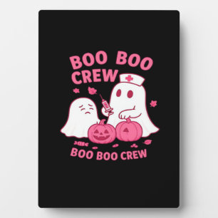 Boo Boo Crew Nurse Funny Halloween Ghost Nurse Gir Fotoplaat