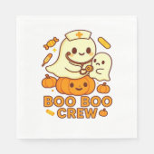 Boo Boo Crew Nurse Ghost Classic T-shirt Servet (Voorkant)